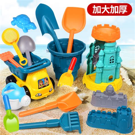 儿童沙滩玩具套装挖沙工具沙子挖土铲子玩沙室内海边洗澡宝宝沙池_虎窝淘