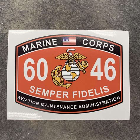 NEW! 6046 Marine Corps Fathead style decal - PatchOps