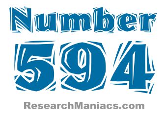 QUE SIGNIFICA EL NÚMERO 594 - Significado de los Números