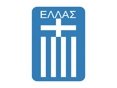 希腊国家足球队队徽标志矢量图 - 设计之家