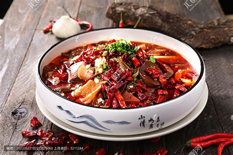 传统地道毛血旺,中国菜系,食品餐饮,摄影,汇图网www.huitu.com