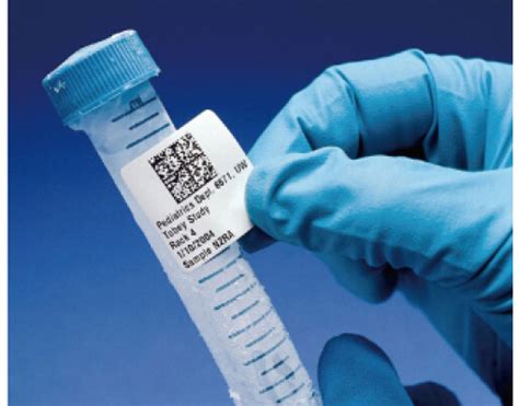 生物医疗实验需求耐低温冷冻试管专用标识标签可耐受-196℃