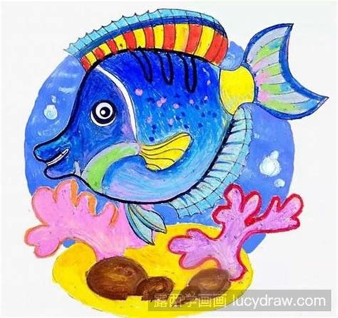 鱼的画法儿童画 - 学院 - 摸鱼网 - Σ(っ °Д °;)っ 让世界更萌~ mooyuu.com