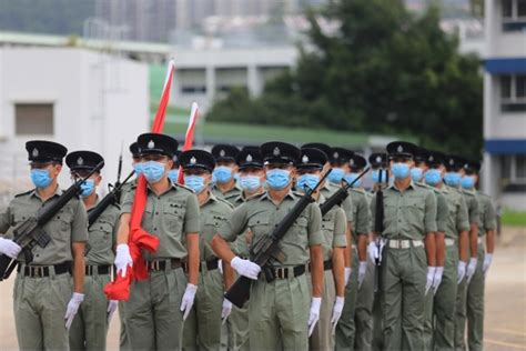 香港警队的中式队列！