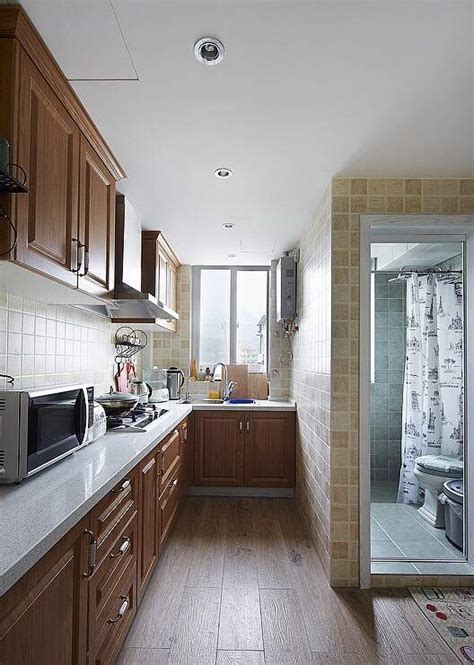 现代风格整体厨房铝扣板吊顶装修效果图片 – 设计本装修效果图