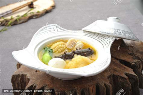 浓汤烩四宝,中国菜系,食品餐饮,摄影素材,汇图网www.huitu.com