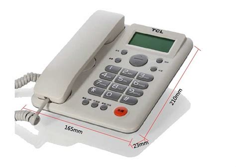 TCL 有绳电话 HCD868(203)TSD 来电显示办公固话座机家用电话机 - TCL - 金海家电