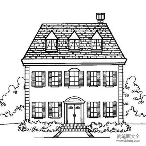 简单的房屋画法_房子简笔画图(3)_格格手抄报