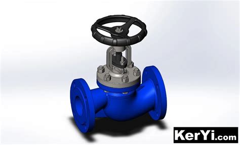 valve通风阀门模型3D图纸 Solidworks设计 附STEP – KerYi.net