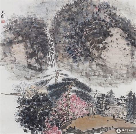 溪山清远图图片