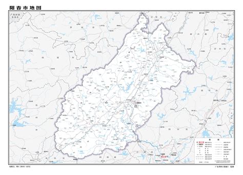 阳春市地图图片