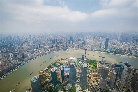 上海陆家嘴日出全景图高清图片下载-正版图片501281139-摄图网