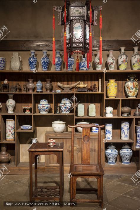 老上海瓷器店铺,传统文化,文化艺术,摄影,汇图网www.huitu.com