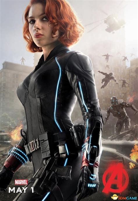 《复仇者联盟2》新角色海报 黑寡妇穿紧身衣很性感_3DM单机