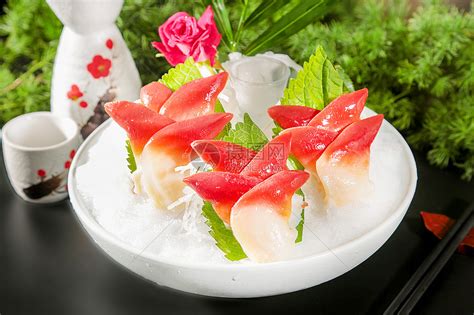 玫瑰刺身图片