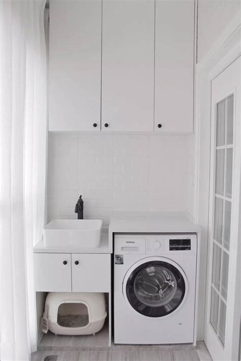 太空铝双洗衣机柜水槽洗手盆一体阳台简约洗衣机烘干机组合柜定制-淘宝网