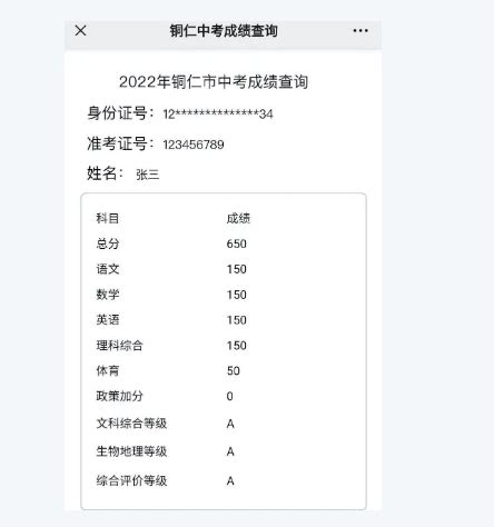 2022年贵州铜仁中考成绩查询入口已开通 3种渠道可查分