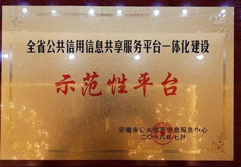芜湖荣获安徽省信用平台和门户网站建设观摩会“示范性平台”称号