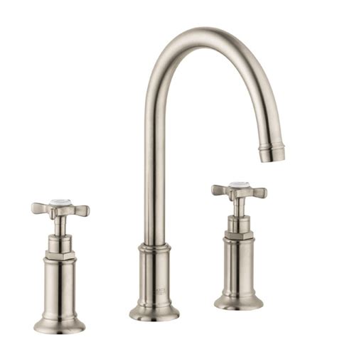 Axor 16513821 | Axor 16513821 Montreux Widespread Faucet with Cross ...