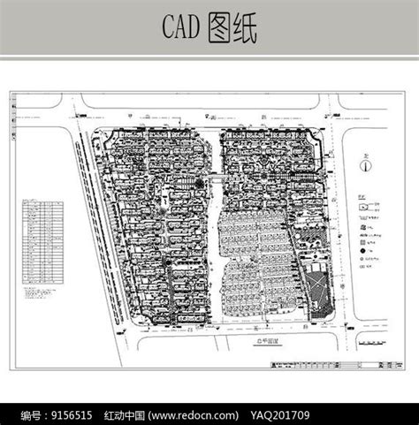 城市花园总图图片_CAD总平_编号9156515_红动中国