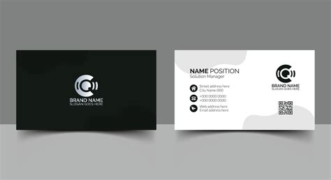 Modern corporate business card template design layout 26385859 Vector ...
