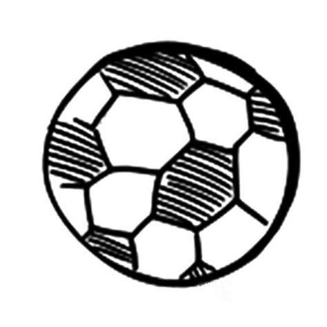 足球的简笔画画法步骤教程-露西学画画