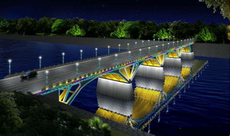 兰州小西湖黄河大桥桥梁亮化工程案例