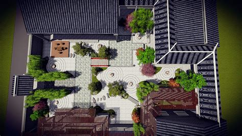 日式庭院景观设计图_齐家网装修效果图