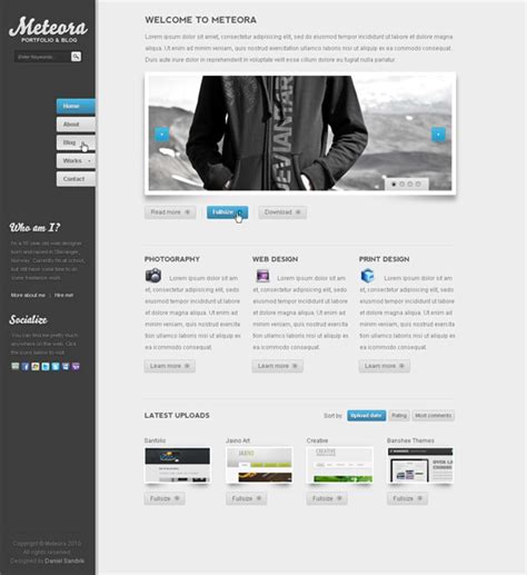 简约个人网站模板|网页|企业官网|野嫱薇丶 - 原创作品 - 站酷 (ZCOOL)