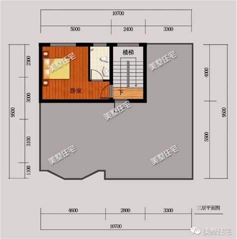 10X10米三层小别墅户型图，6室2厅还带夹空层_盖房知识_图纸之家