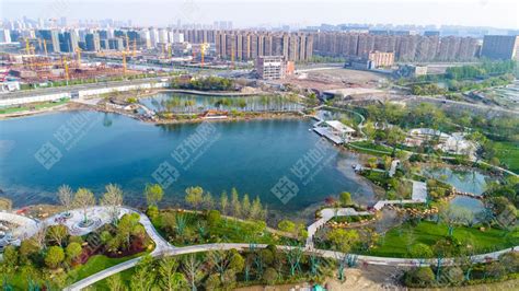 杭州丰收湖公园,都市风光,建筑摄影,摄影素材,汇图网www.huitu.com