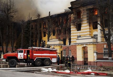 俄罗斯一空天军研究院发生火灾 死亡人数升至7人_公会界