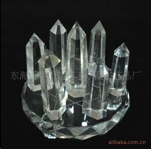 批发东海水晶 天然白水晶柱 七星阵摆件 水晶工艺品-阿里巴巴