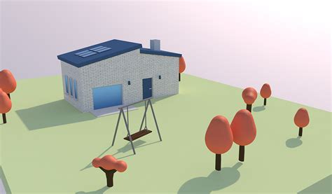 C4D房子模型练习|三维|建筑/空间|意本云创 - 原创作品 - 站酷 (ZCOOL)