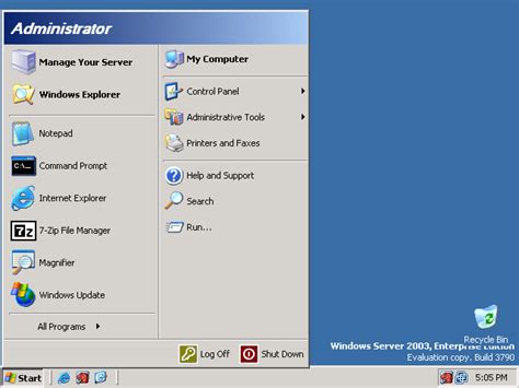 Windows Server 2003:5.1.2467.0.main.010418-1202 - BetaWorld 百科