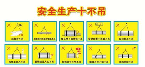 工地安全警示牌塔吊十不吊操作规程CDR免费下载 - 图星人