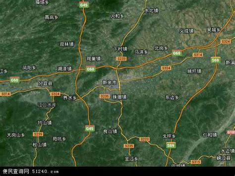 江西省新余市旅游地图高清版_江西地图_初高中地理网