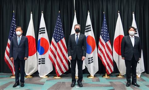 美日韩外长联合声明首提“台湾海峡”，韩媒：美国最关心的还是“牵制中国” – 碳资讯