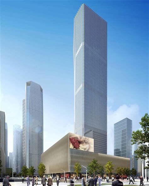 现代超高层办公大楼(245米)全套建筑施工图设计[原创]