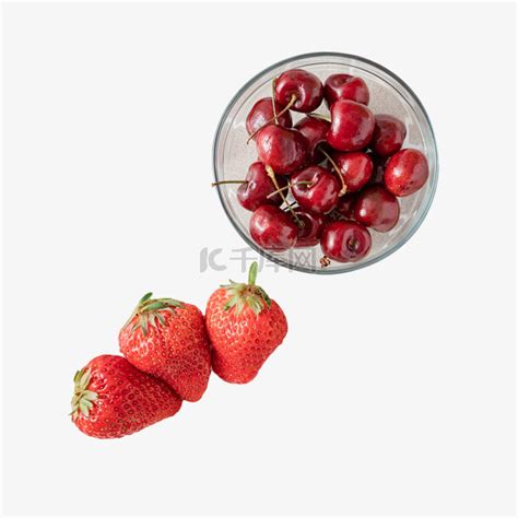 车厘子草莓果盘,蔬菜水果,食品餐饮,摄影素材,汇图网www.huitu.com