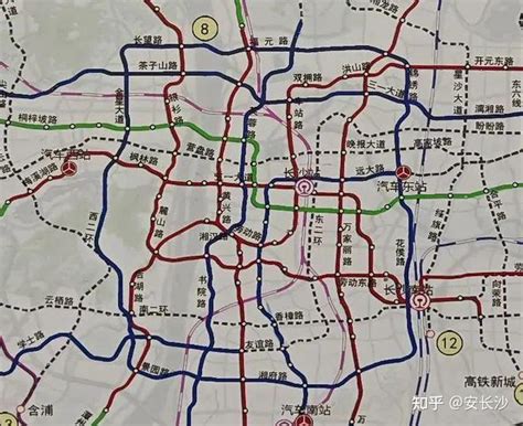 长沙地铁图全图高清版,长沙2030年地铁规划图,20长沙地铁图_大山谷图库