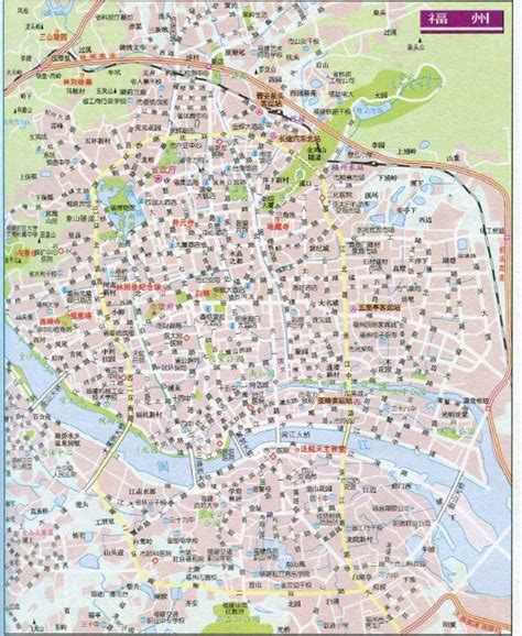 福州区域地图,福州各区分布图,福州市五区图(第4页)_大山谷图库