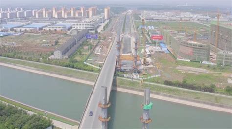 重点项目建设丨复兴大道跨江汉运河桥工程主塔施工完成 - 高新区动态 - 荆州市高新技术产业开发区