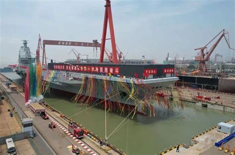 卫星图传来喜报！万事俱备，003型航母在江南造船厂启动！|航母|造船厂|A型_新浪新闻