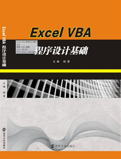 Excel VBA 程序设计基础_图书列表_南京大学出版社