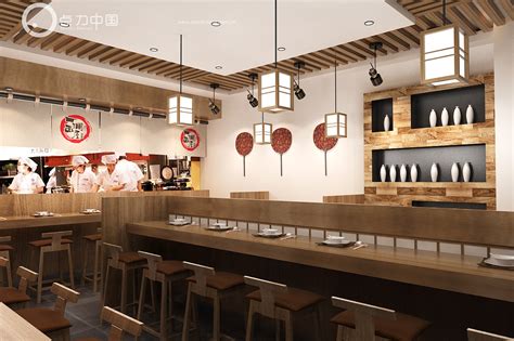 OISHI日本料理店设计|空间|家装设计|5DD空间设计 - 原创作品 - 站酷 (ZCOOL)