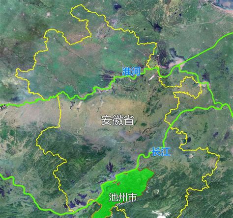 安徽地形图图片