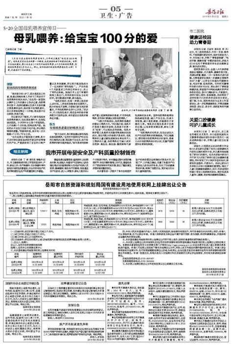 岳阳市自然资源和规划局国有建设用地使用权网上挂牌出让公告-岳阳日报
