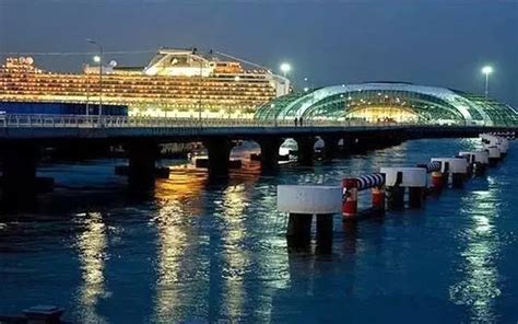 上海吴淞国际客运港游轮码头-人民图片网