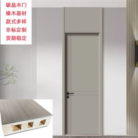 厂家直销卧室门定制现代简约室内木门套装房间门实木复合无漆门-淘宝网